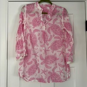 Locoli Lowcountry linens Cotton turtle tunic